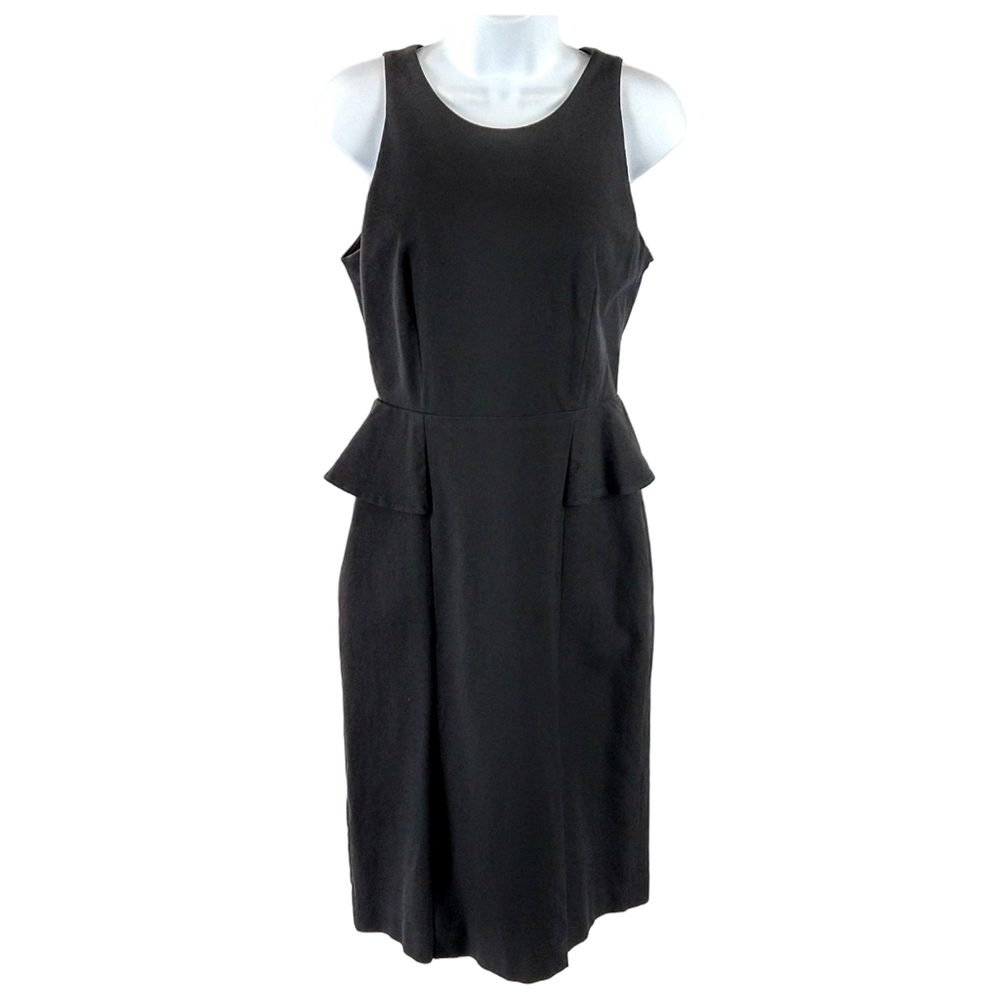 Banana Republic black fitted shift dress